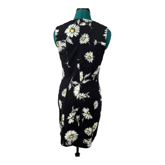 Desigual Black Daisy Floral Sleeveless Mini Dress NWOT - Picture 2 of 8